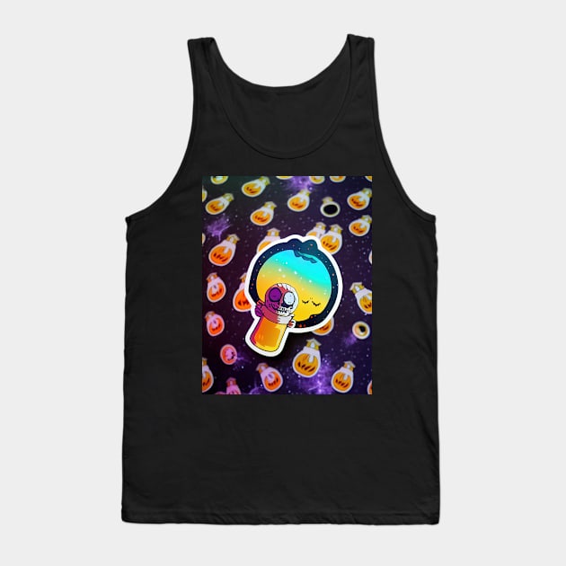 halloween zombie beer Tank Top by ComicsFactory